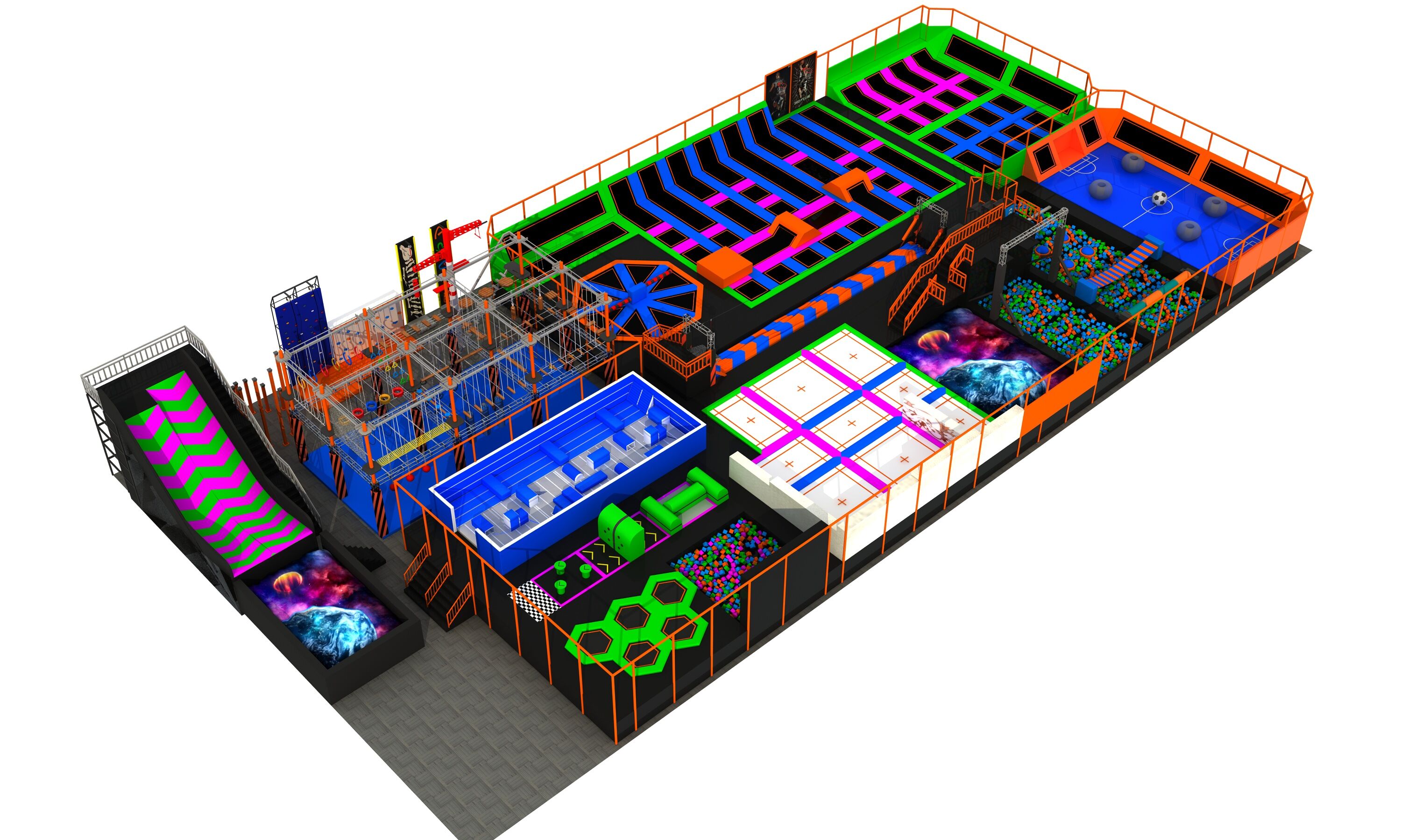 Installing Commercial Indoor Playground