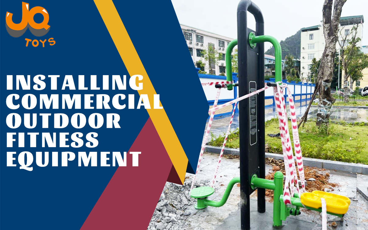 Commercial outdoor fitness equipment