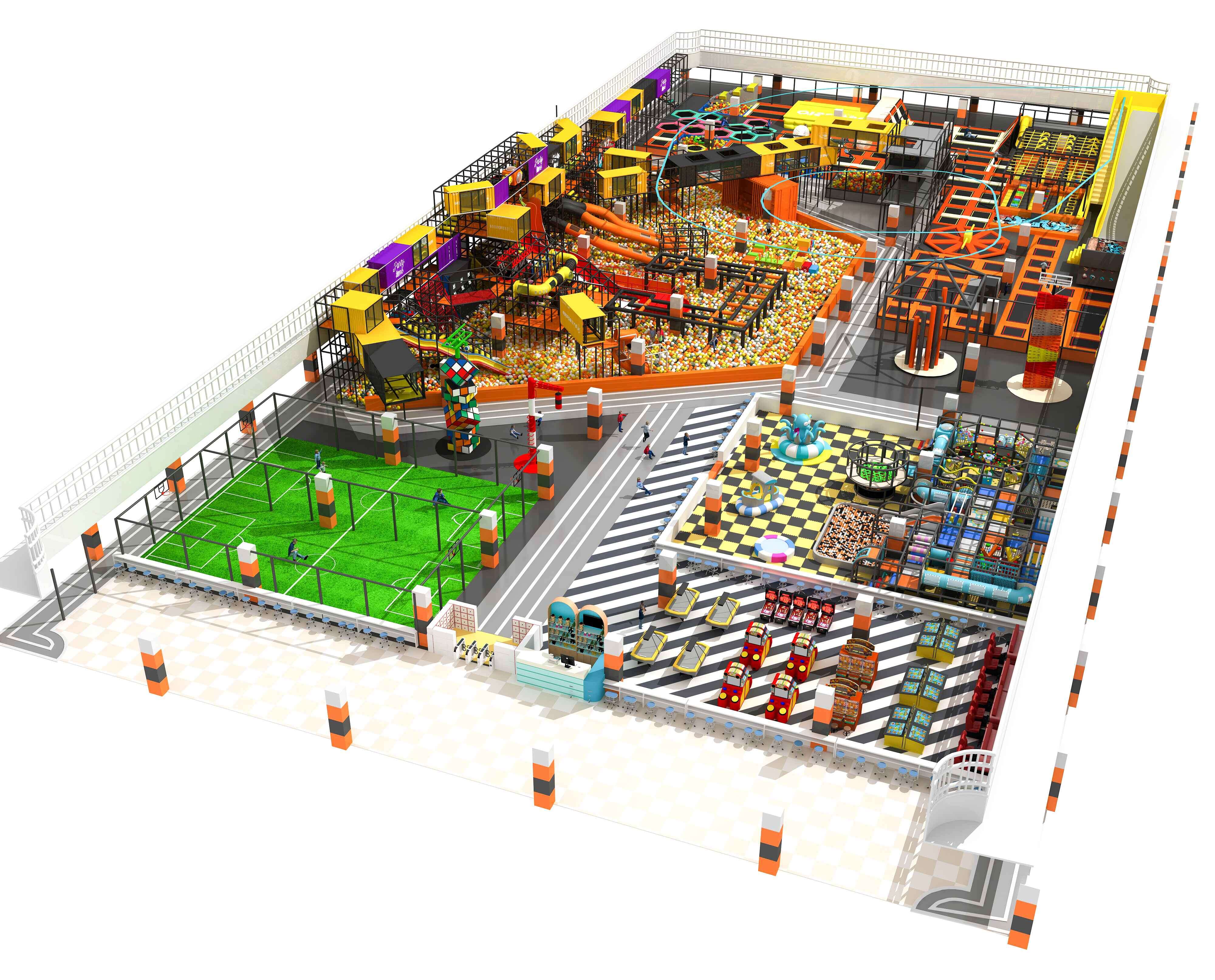 Installing Commercial Indoor Playground