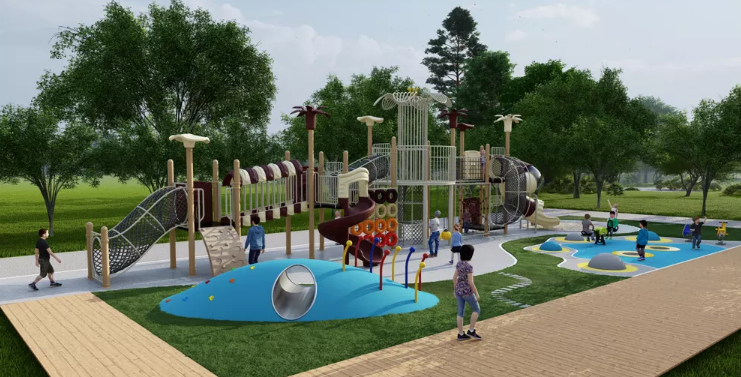 Custom Playground Equipment Park