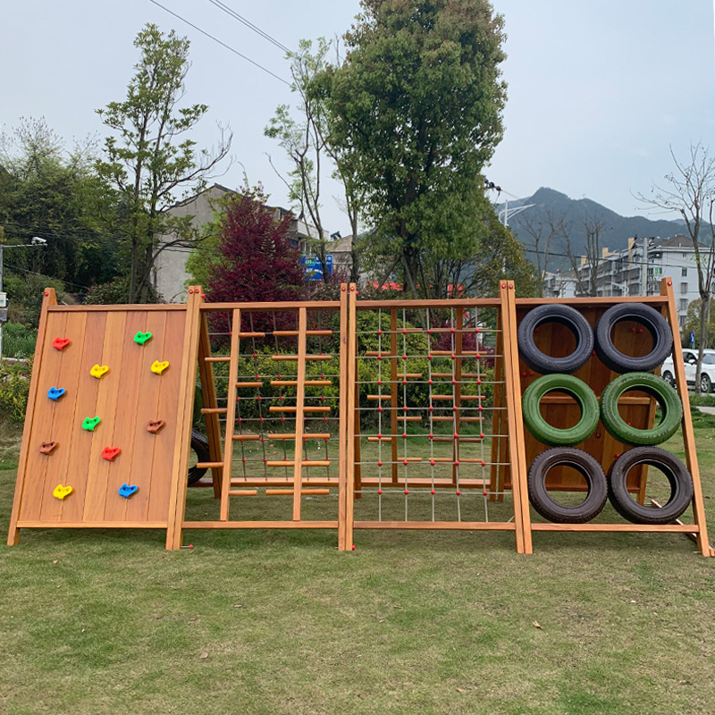 Commercial Wooden Outdoor Playground