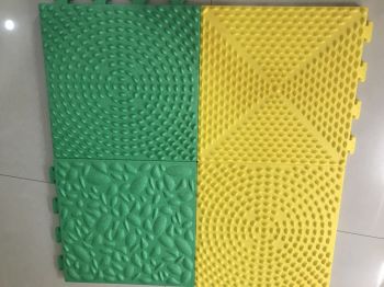 Outdoor rubber playground mats