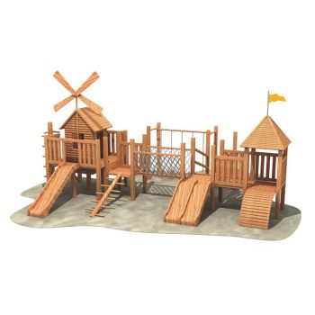 wooden train playground plans