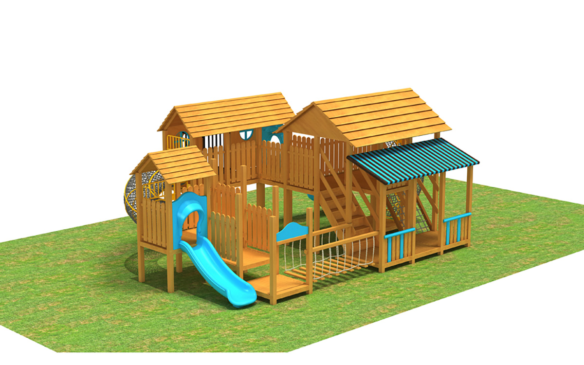 wooden train playground plans