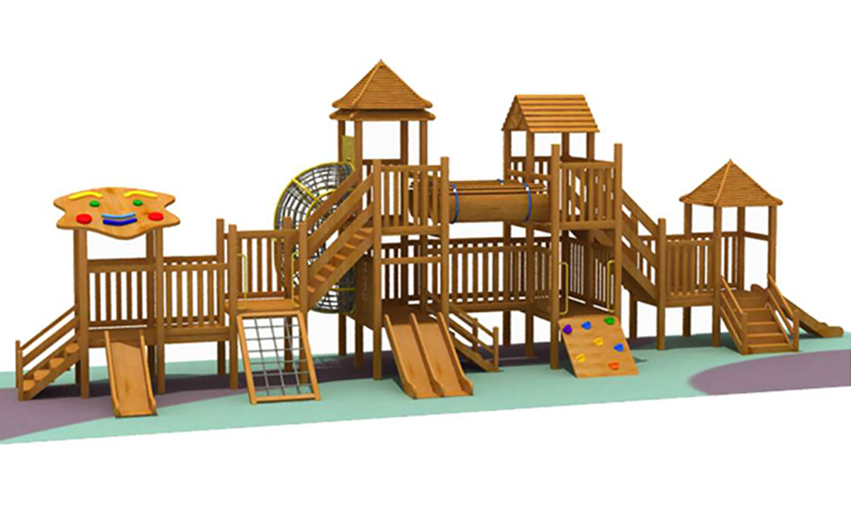 Wooden Outdoor Playground