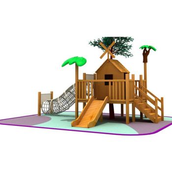 outdoor wood slide