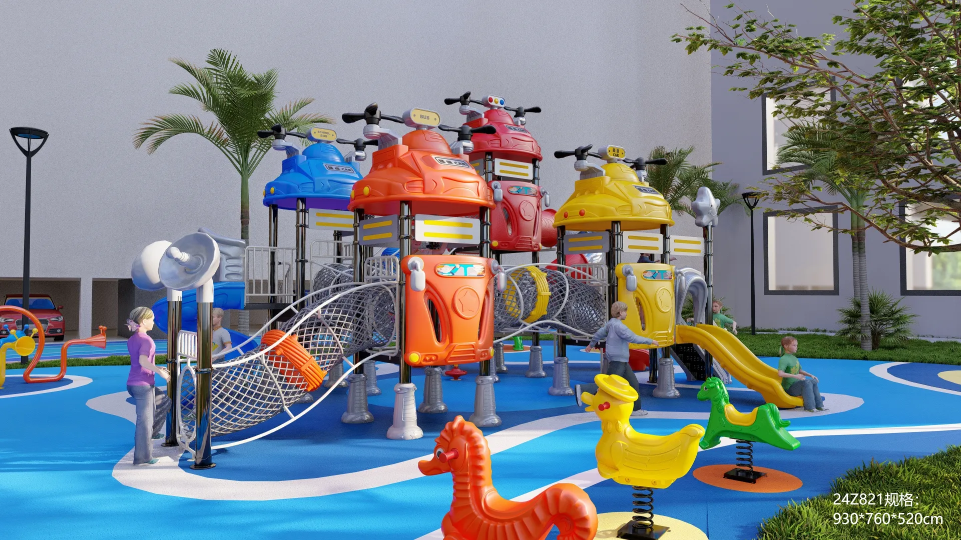big outdoor playground