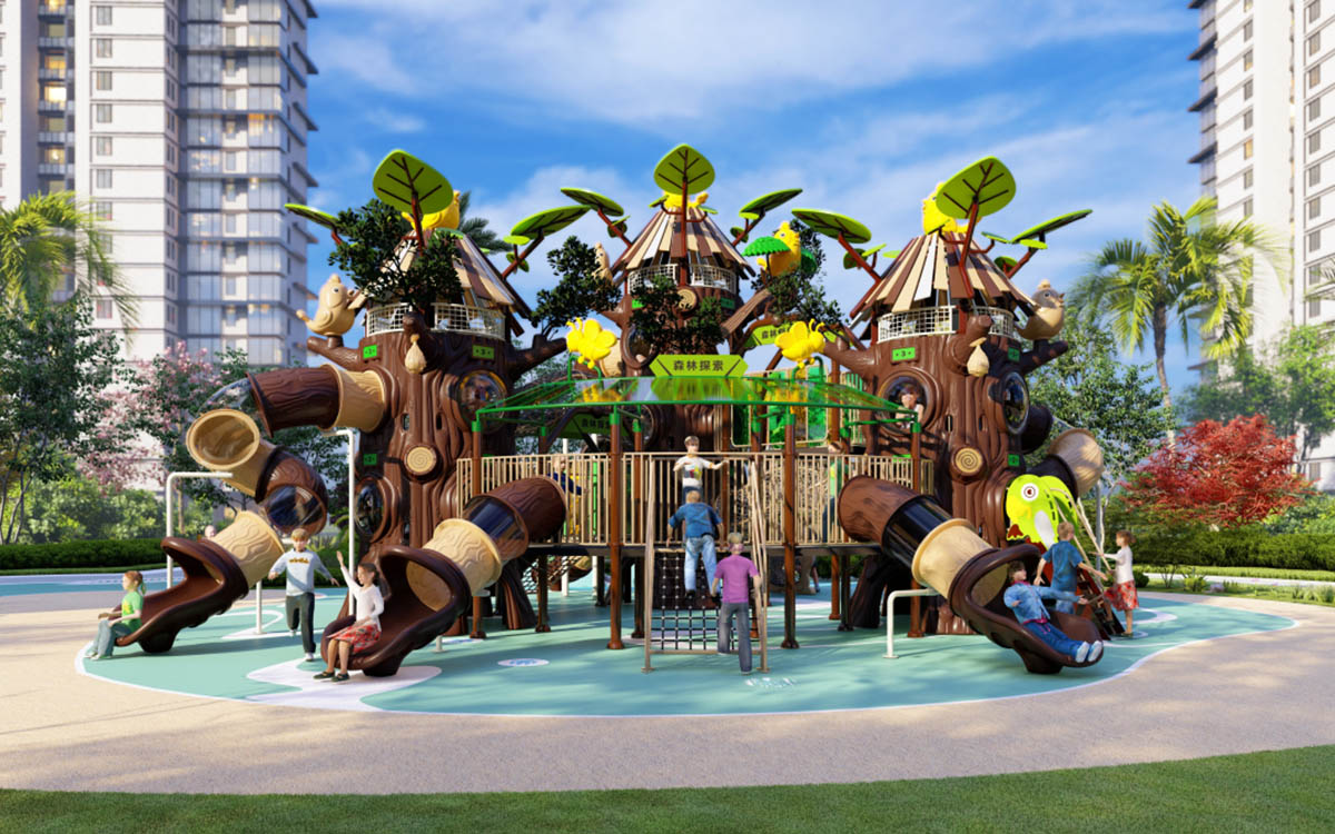 outdoor plastic playground