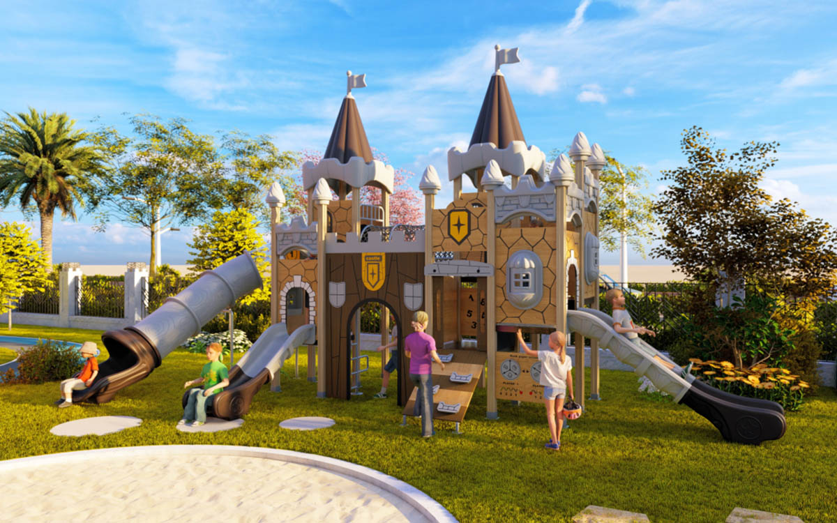 outdoor plastic playground