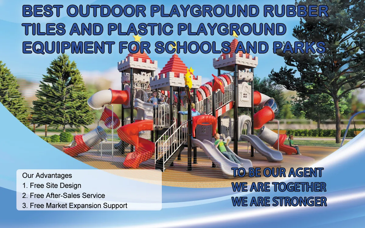 Best Outdoor Playground Rubber Tiles And Plastic Playground Equipment For Schools And Parks