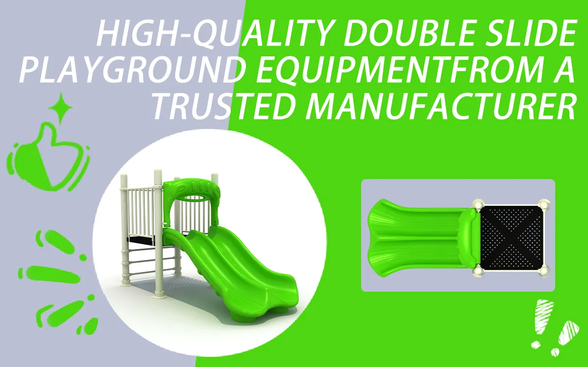 High-Quality Double Slide Playground Equipment From A Trusted Manufacturer