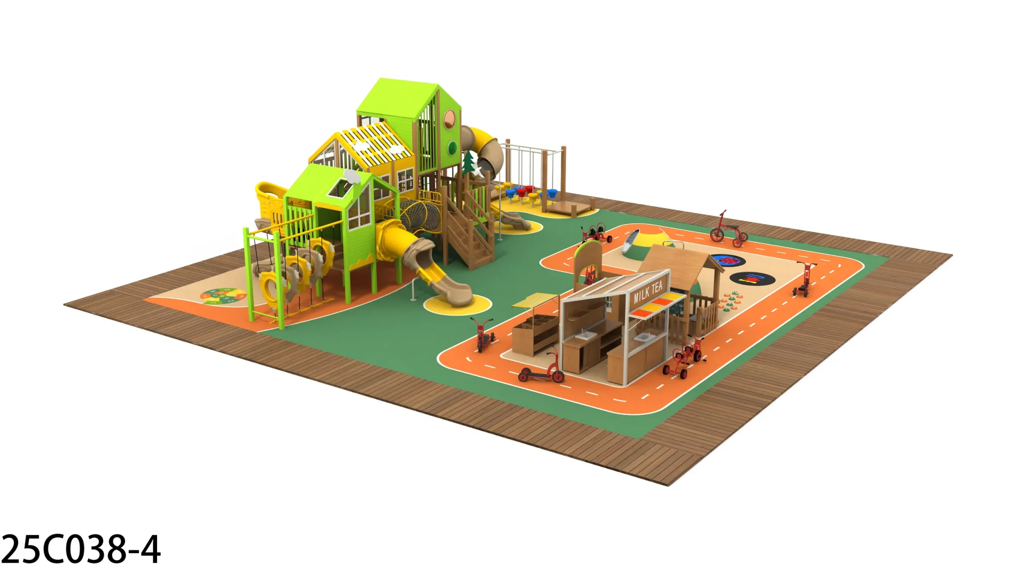 outdoor playground equipment installation