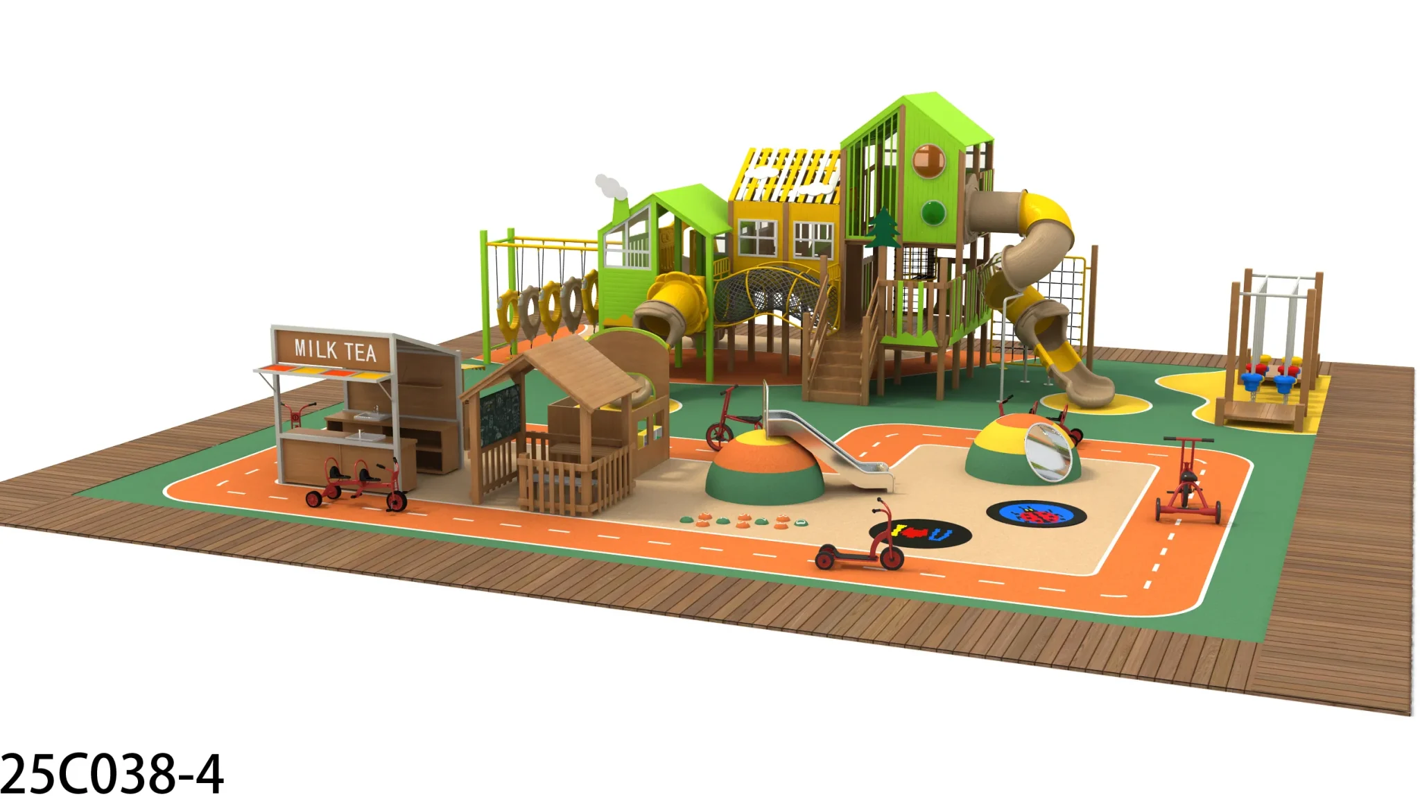 outdoor playground rubber tiles