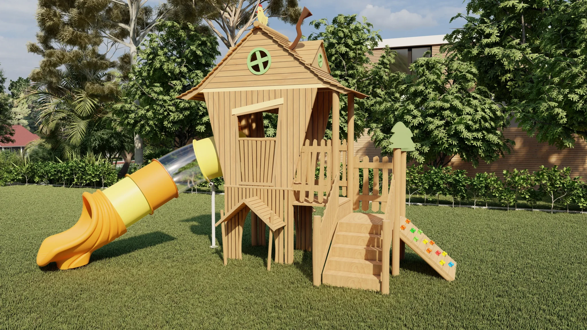 outdoor airplane playground