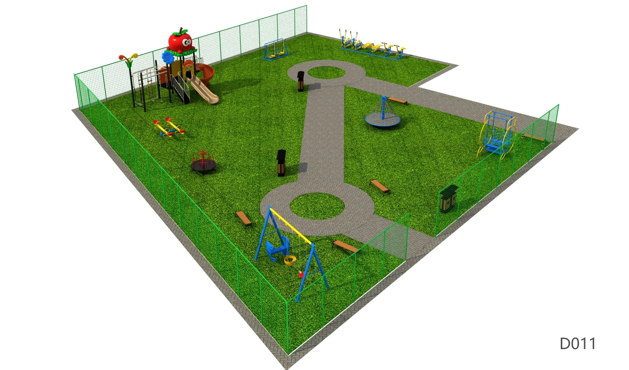 outdoor playground rubber tiles