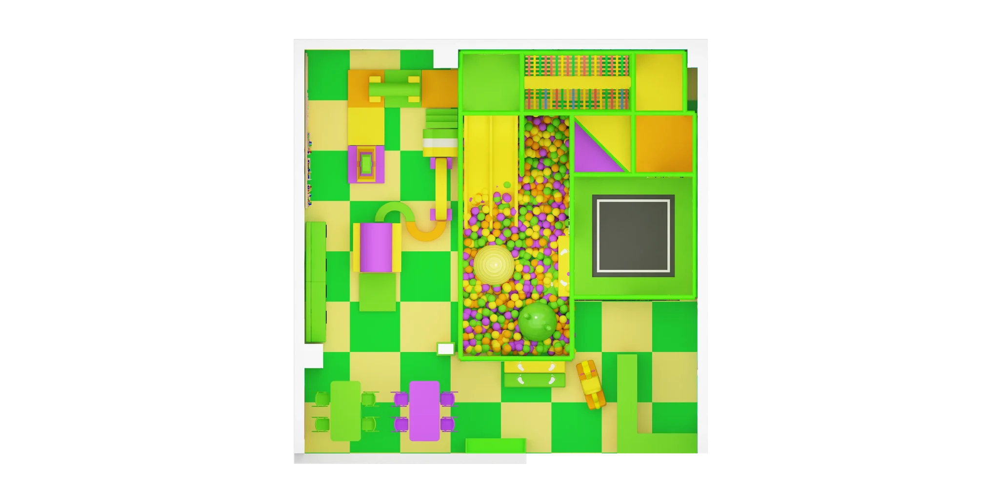 indoor playground house