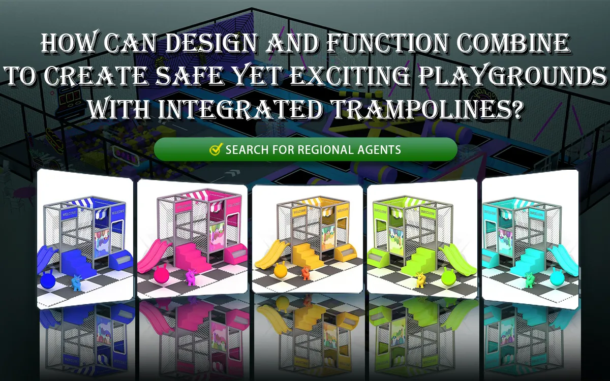 How Can Design And Function Combine To Create Safe Yet Exciting Playgrounds With Integrated Trampolines?