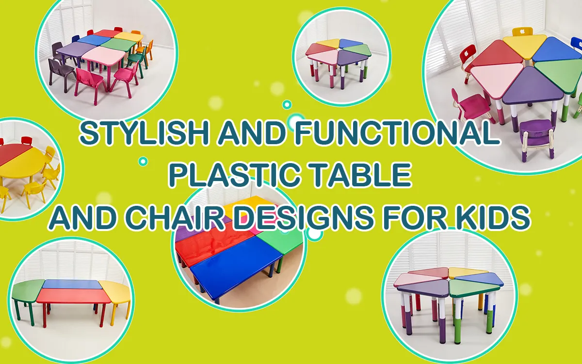 Stylish and Functional Plastic Table And Chair Designs For Kids