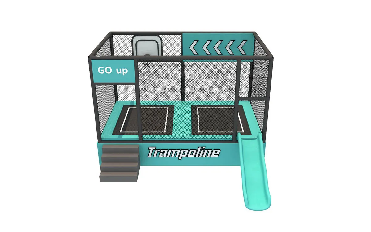 indoor playground with trampoline