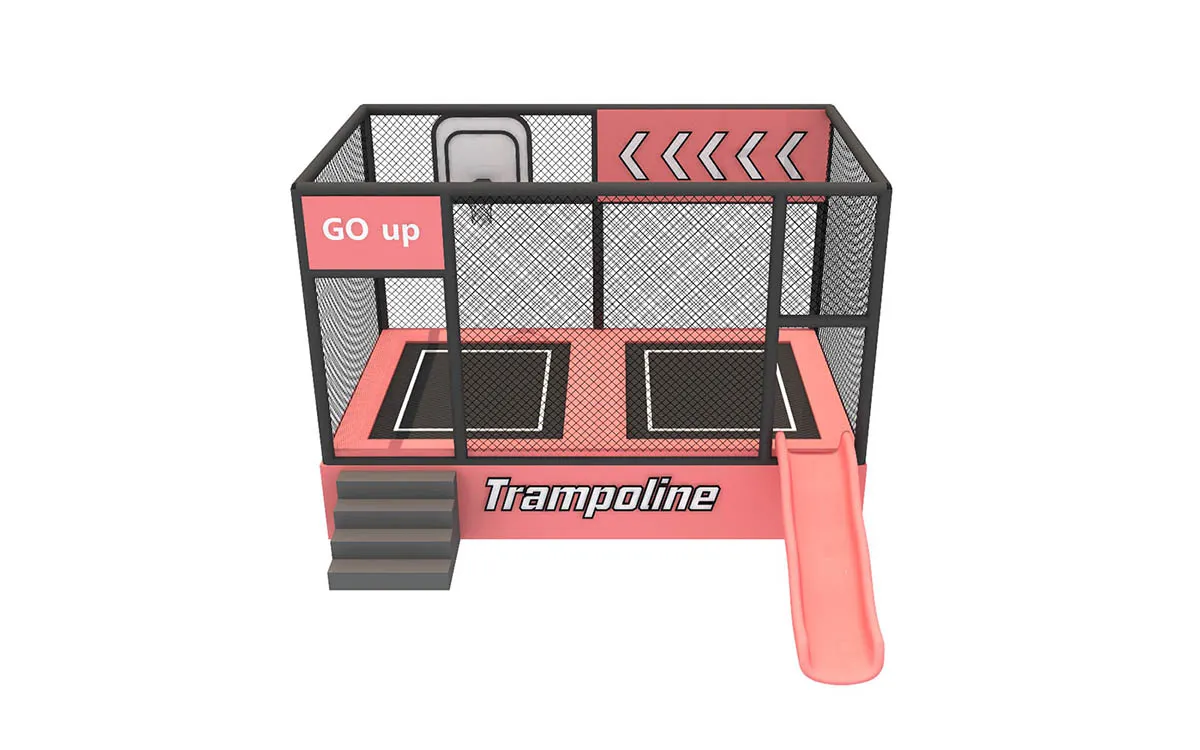 playground with trampoline