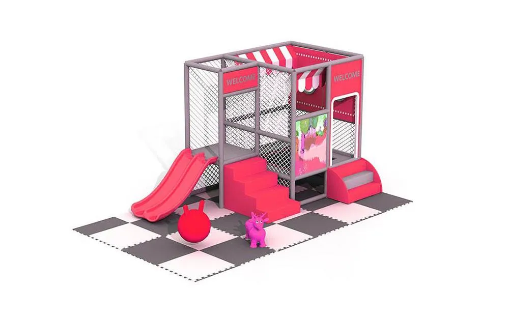 indoor playground trampoline