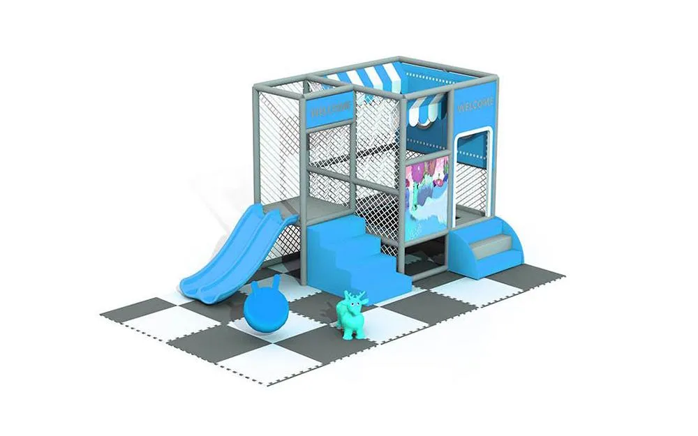 indoor playground with trampoline