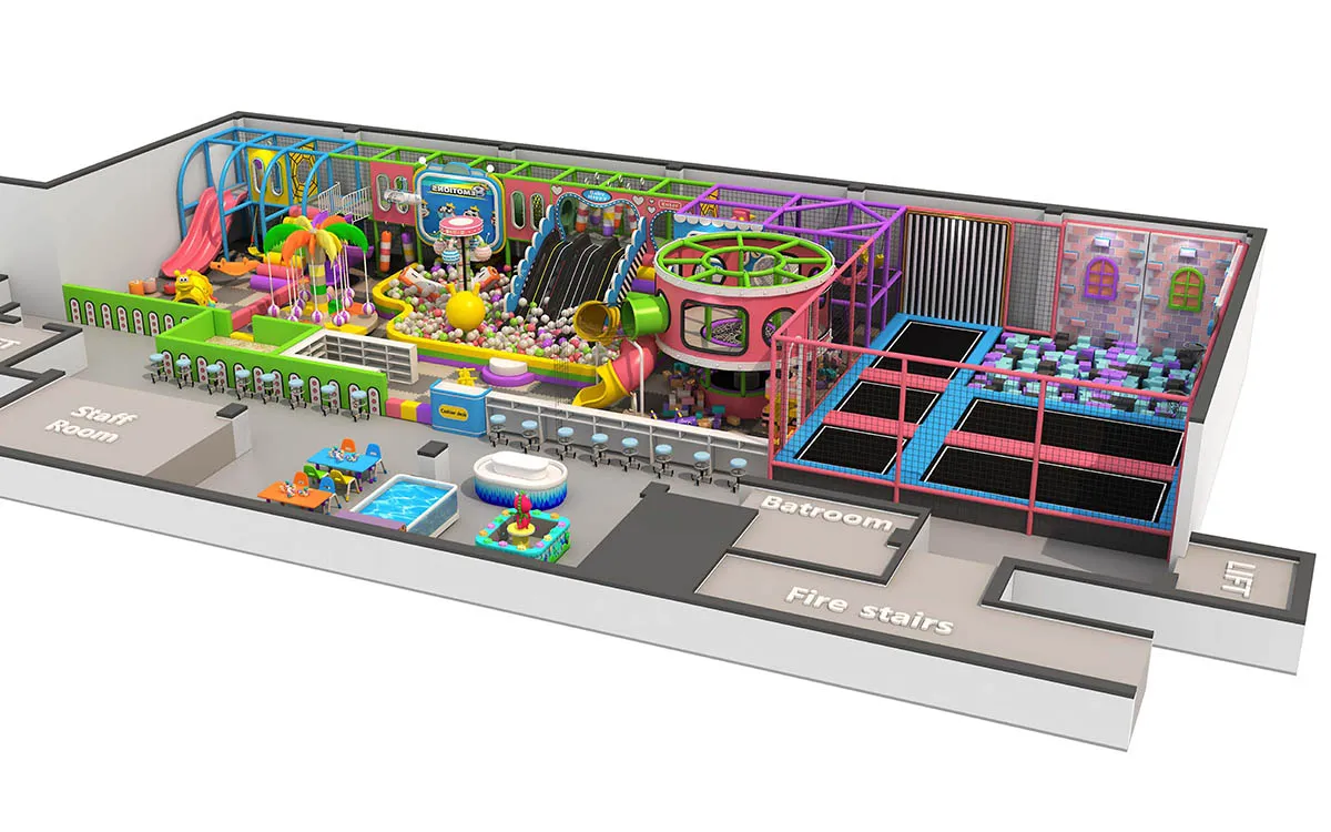 indoor slide playground