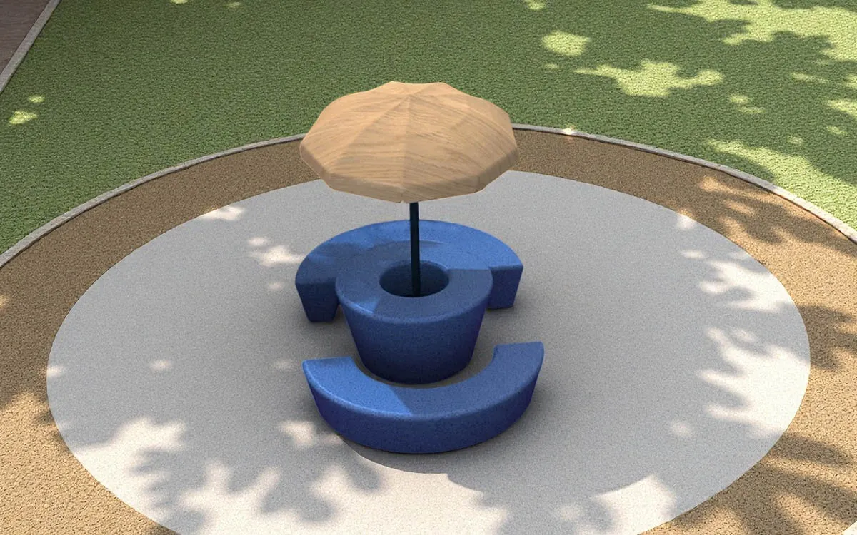 outdoor dining table set with umbrella