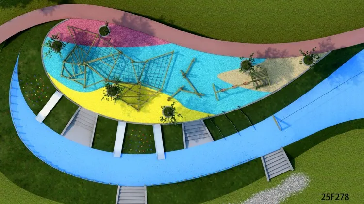 Mehr Spielmöglichkeiten im Freien mit intelligenten Geräten für Hinterhöfe und Aktivitäten 6 Spielplatzgeräte für den Hinterhof