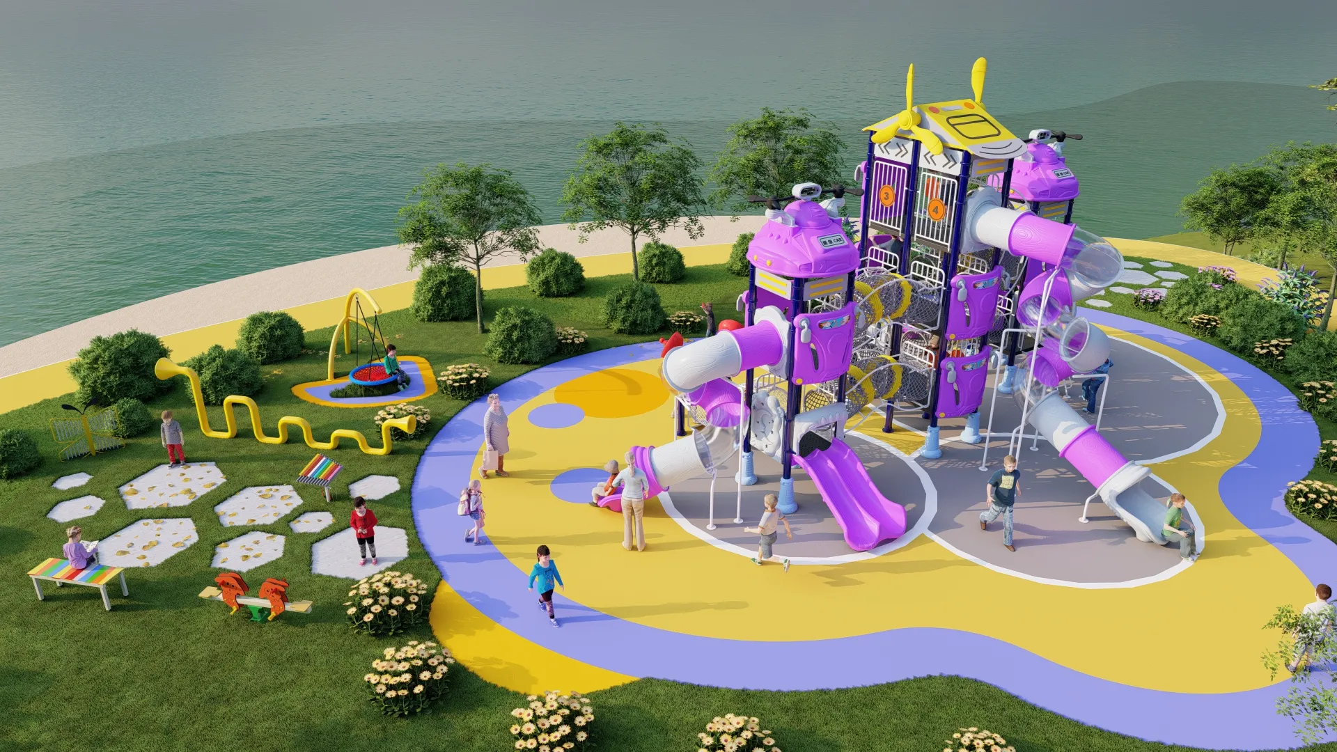 Die Wahl des richtigen Lieferanten von Spielplatzgeräten für den Außenbereich für langfristigen Erfolg 6 Spielplatz im Freien bauen