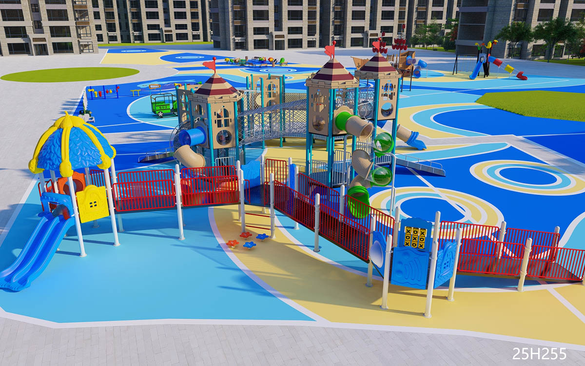 Vom Entwurf bis zur Lieferung - ein Unternehmen, das Ihre Bedürfnisse versteht 6 benutzerdefinierte Spielplatz Unternehmen