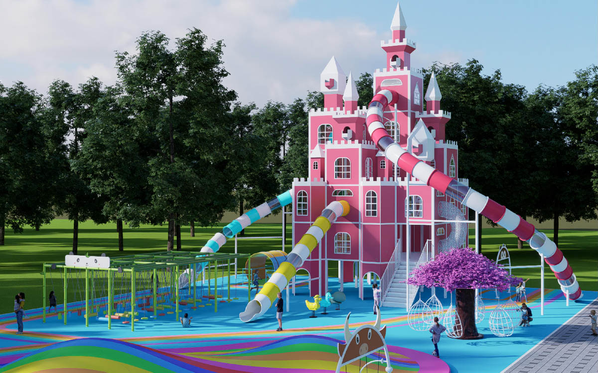 Aportación de valor mediante parques infantiles comerciales personalizados y un servicio completo de asistencia 2 empresa de parques infantiles personalizados