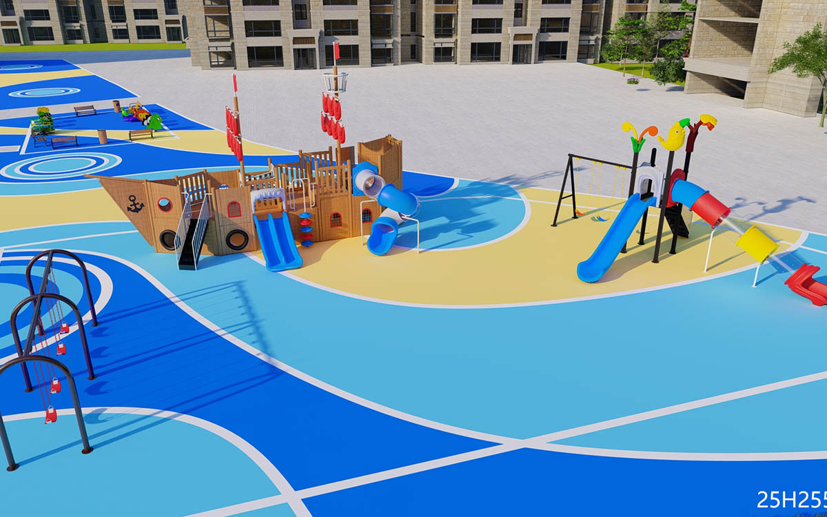 Vom Entwurf bis zur Lieferung - ein Unternehmen, das Ihre Bedürfnisse versteht 2 benutzerdefinierte Spielplatz Unternehmen