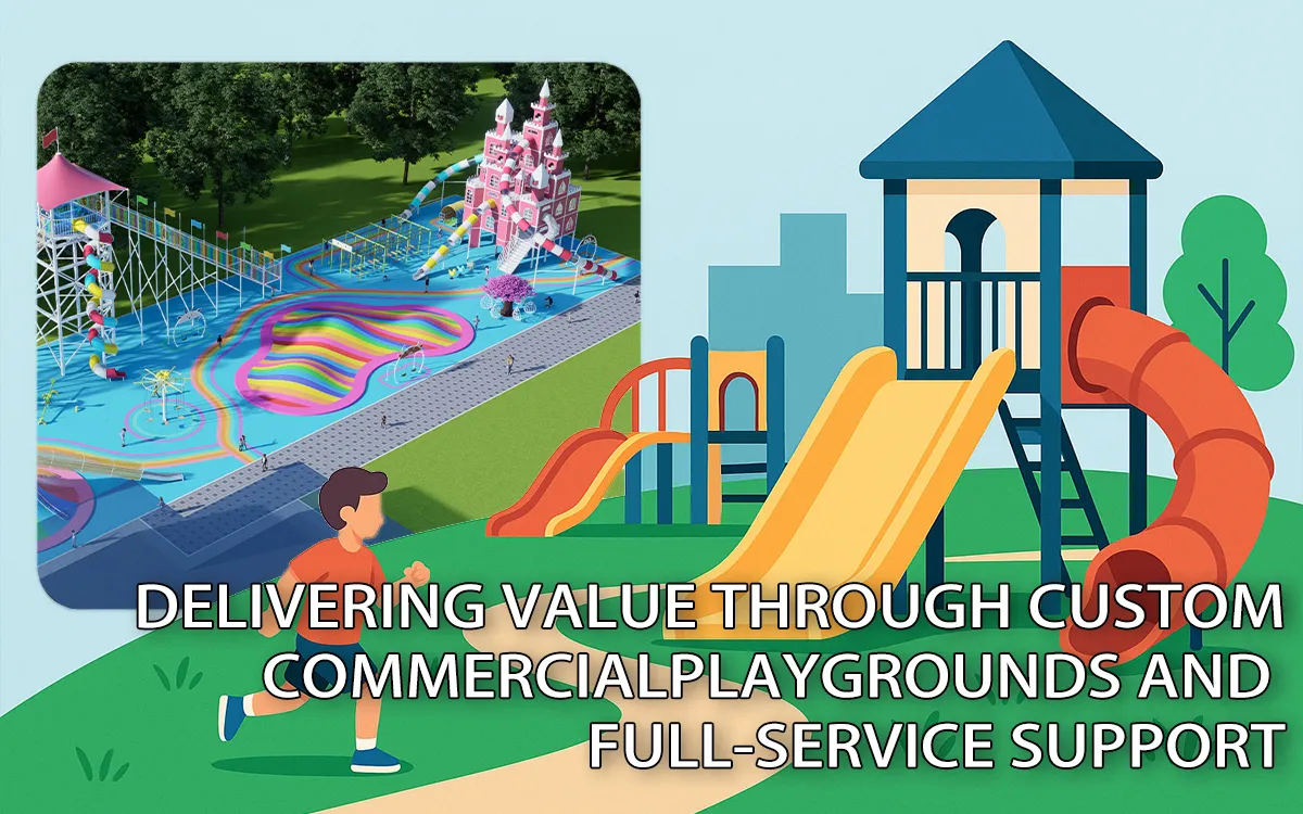 Aportamos valor a través de parques infantiles comerciales personalizados y un servicio de asistencia completo 1 Aportamos valor a través de parques infantiles comerciales personalizados y un servicio de asistencia completo
