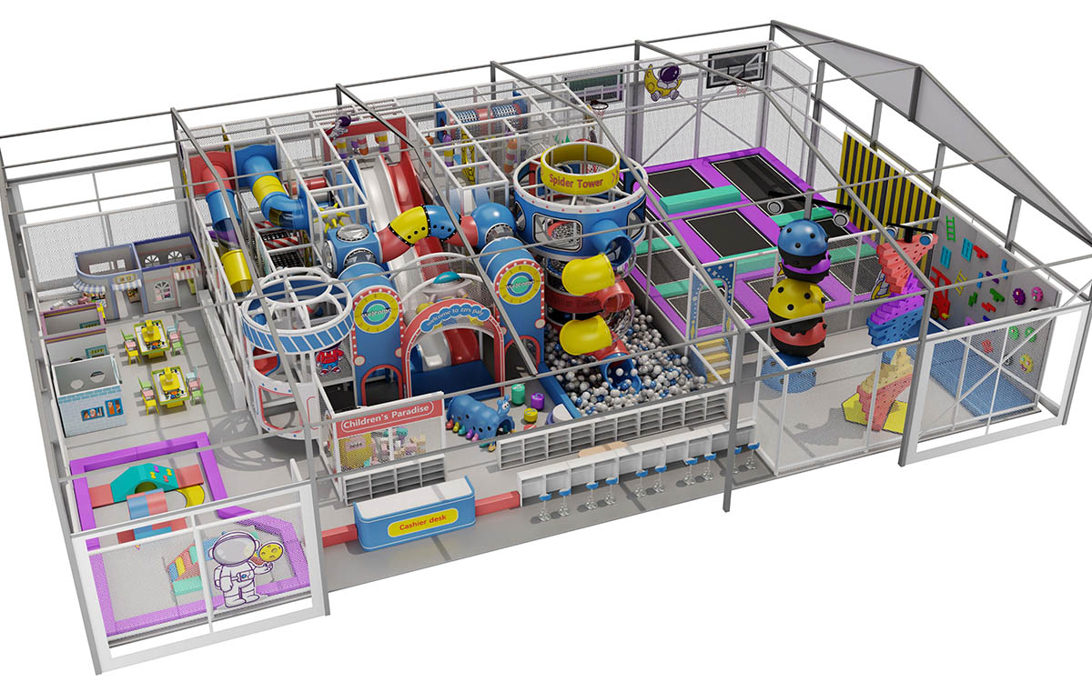 Die Wahl der richtigen Indoor-Spiellösungen für Sicherheit und Engagement 2 Indoor-Ballspielplatz