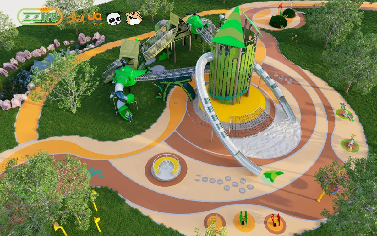 Diseños innovadores y excelencia en la fabricación de parques infantiles a medida 2 juegos infantiles diseñados a medida