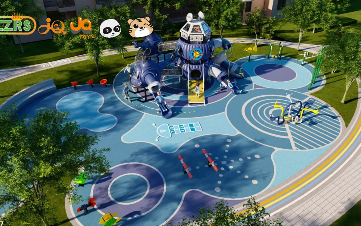 Diseños innovadores y excelencia en la fabricación de parques infantiles personalizados 7 cartel personalizado para parque infantil