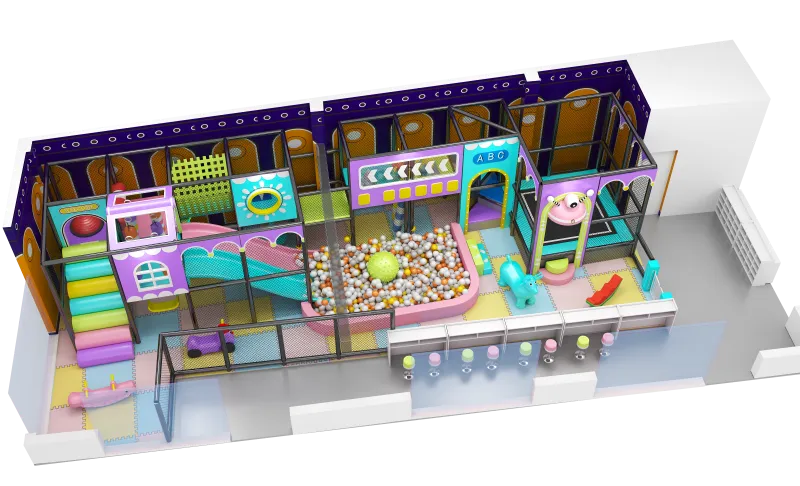 Calidad y servicio de los pequeños parques infantiles de interior 6 sala de juegos cubierta