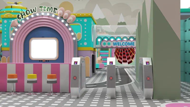 Seleção de fabricantes de sistemas de parques infantis interiores 2 sistemas de parques infantis interiores