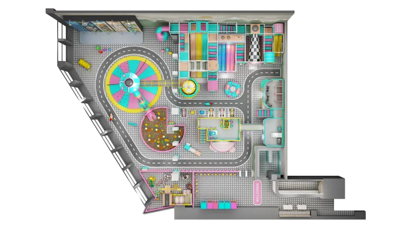 Seleção de fabricantes de sistemas de parques infantis interiores 4 sistemas de parques infantis interiores