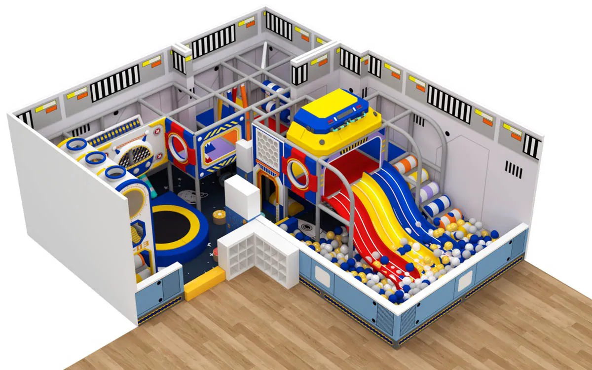 Des expériences sûres et fiables avec l'aire de jeux intérieure pour adolescents 3 Aire de jeux intérieure 7