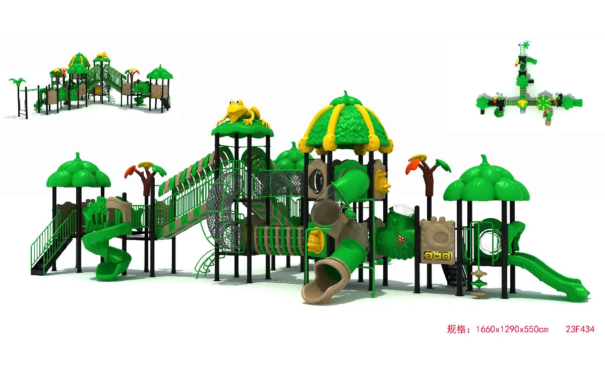 Jogo seguro e divertido com baloiços para parques infantis exteriores 6 equipamento de recreio exterior para crianças em idade pré-escolar