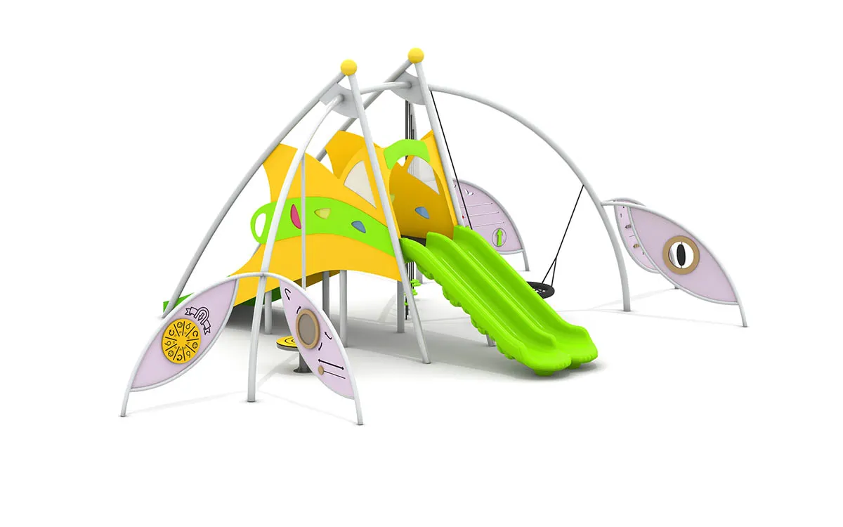 Criar diversão sem fim com os parques infantis exteriores para crianças 4 Placa de PE para parque infantil exterior