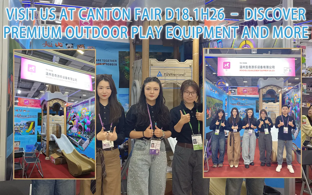 Visítenos en la Feria de Cantón D18.1H26 - ¡Descubra juegos de exterior de primera calidad y mucho más!