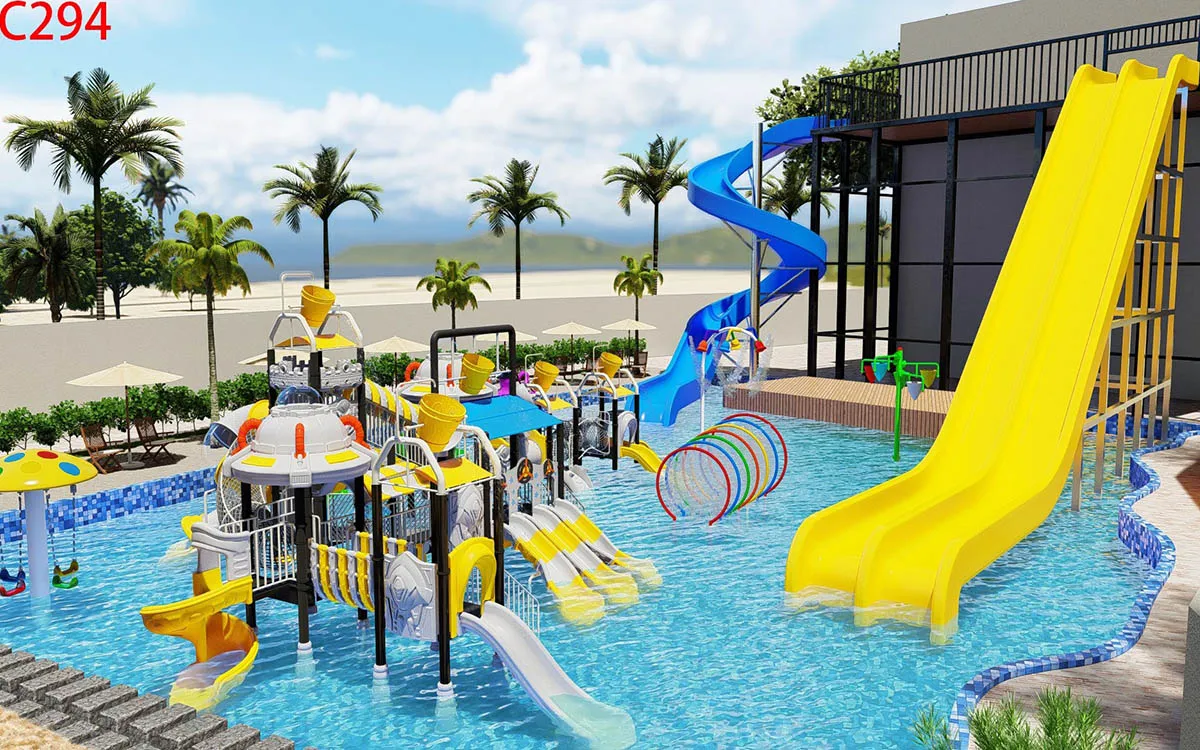Soluciones de diseño personalizadas que transforman los espacios públicos en vibrantes zonas de juego con agua 5 parque infantil con agua