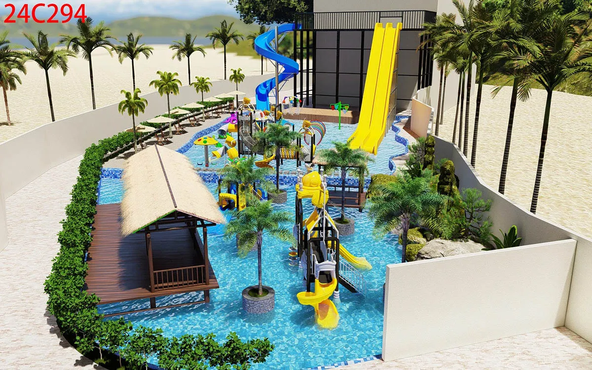 Soluciones de diseño personalizadas que transforman los espacios públicos en vibrantes zonas de juego con agua 6 parque infantil con agua