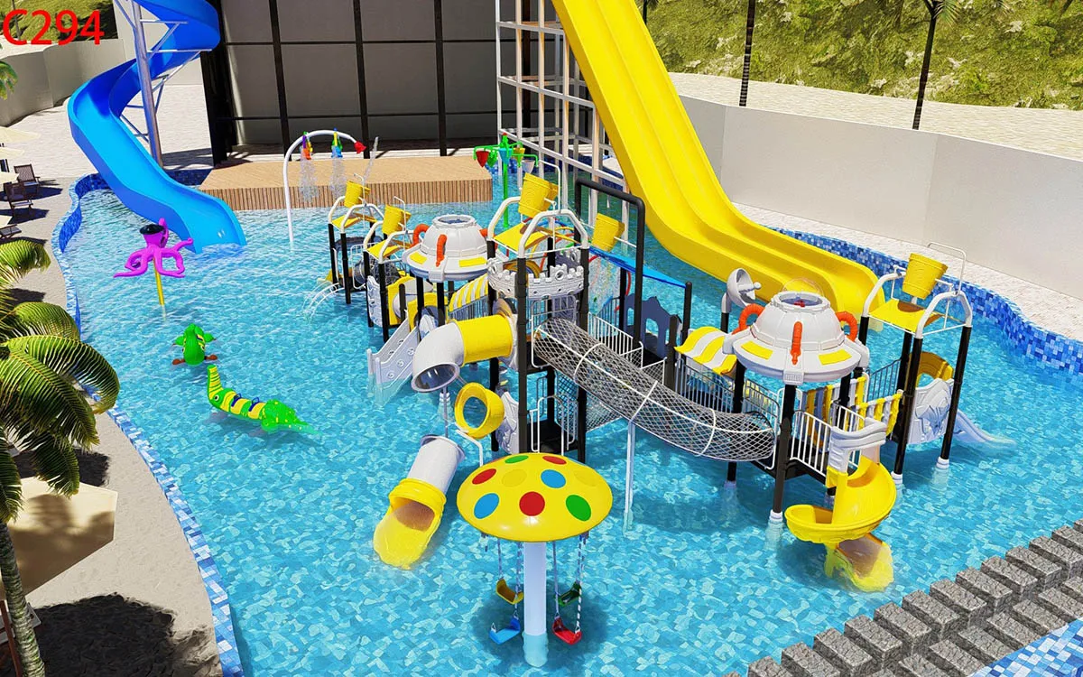 Soluciones de diseño personalizadas que transforman los espacios públicos en vibrantes zonas de juego con agua 3 parque infantil con agua