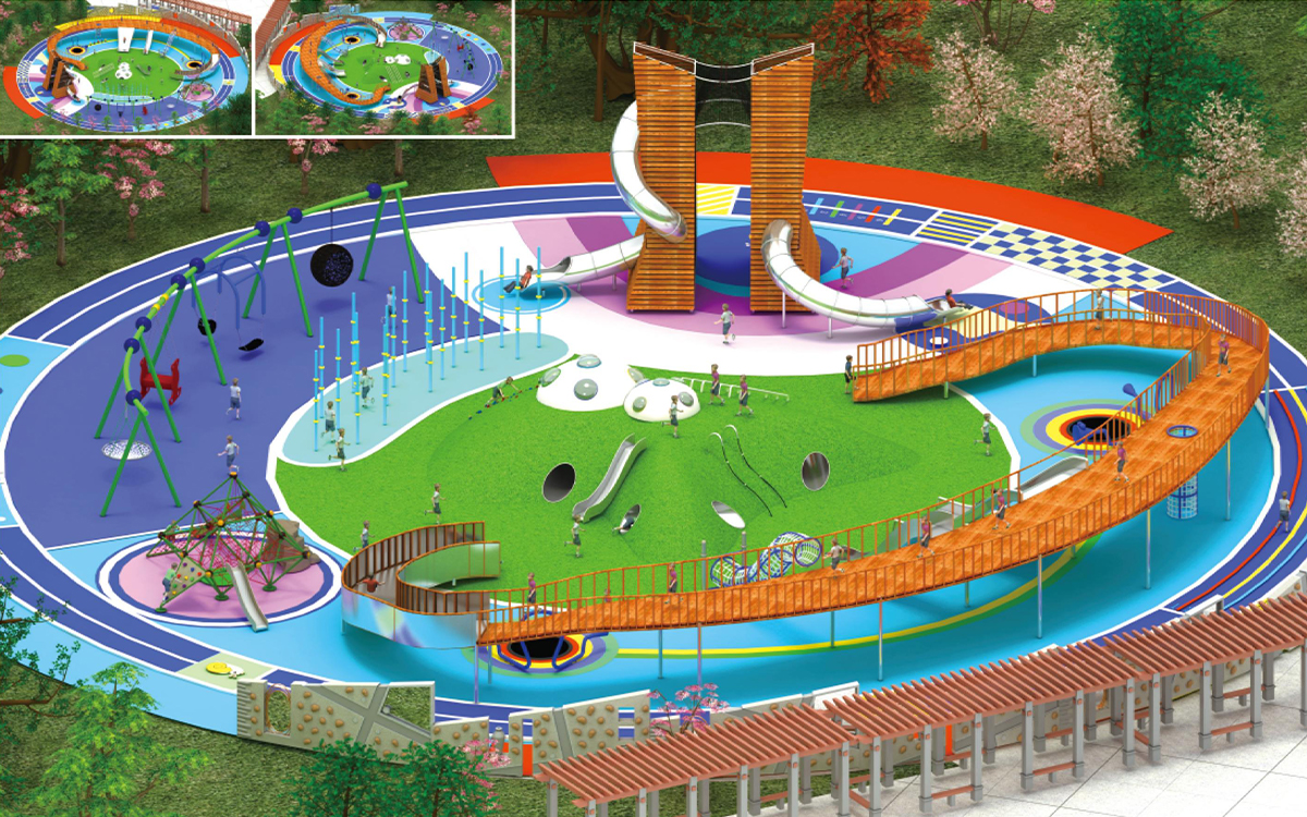 Building Unique Spaces With Professionally Designed Custom Playground Structures 4 custom kids playground