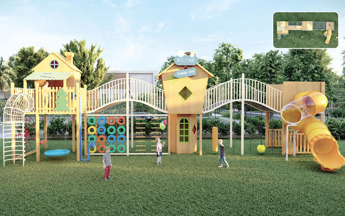 Planning A Commercial Wooden Playground That Supports Long-Term Operation 6 wooden playground equipment