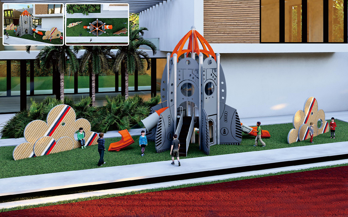 Enhancing Play Value Through Creative Custom Slide Playground Designs 5 custom playground structures